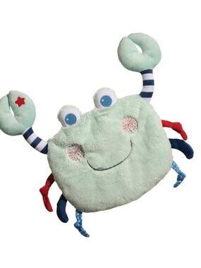 Douglas Baby Sshlumpies Turquoise Crab Security Blanket Lovey Plush New w/ Tag